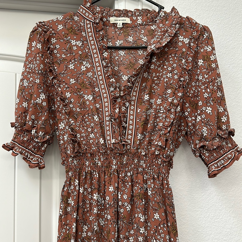 Max Studio Brown Maxi Dress